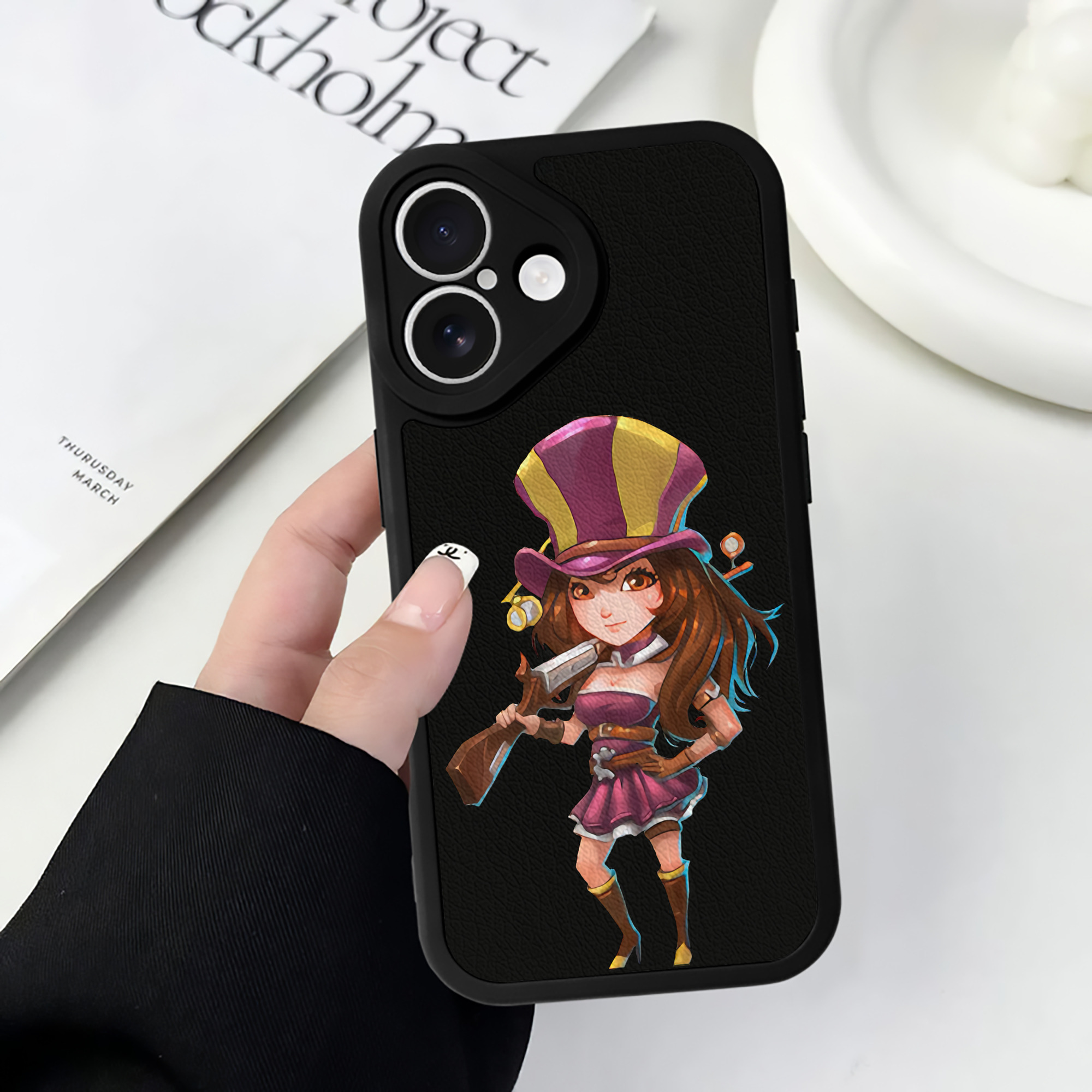 リーグ・オブ・レジェンド League of Legends LOL 【iPhone 16シリーズ対応】シリコンスマホケース（レザー調） 材質：シリコン